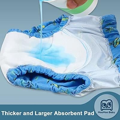 MooMoo Baby Plastic Training Underwear Leakproof Rubber Pants for