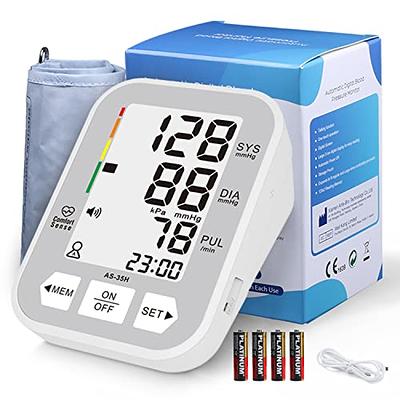  A&D Medical Premium Multi-User Wide Range Upper Arm Cuff  (8.6-16.5/22-42 cm) Blood Pressure Machine, Home BP Monitor, One Click  Operation with Easy to Read Digital LCD Screen, for up to 4