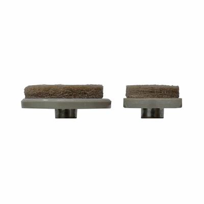 1-1/2-Inch Surface Grip Screw On Non Slip Furniture Pads, 4-Pack