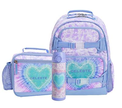 Purple Navy Laguna Tie-Dye Backpack & Lunch Box Bundle