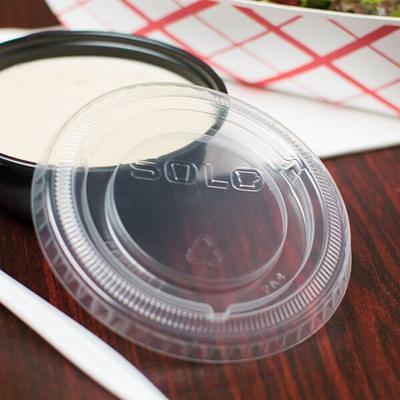 Solo 424SIN-0041 24 oz. Bistro Single Sided Poly Paper Hot Cup - 500/Case