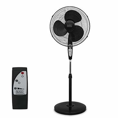 BLACK+DECKER BFSR18W 18 Stand Fan with Remote Control, White - Yahoo  Shopping