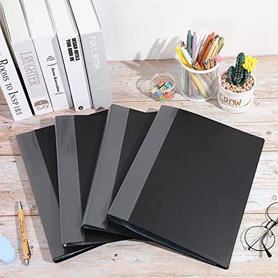 30/60/80-Pocket Document Organizer Binder (Holds Up to 600 Sheets of A4  Paper) Presentation Book for Artwork Binder with Plastic Sleeves Folder  with Clear Sheet Protectors Art Portfolio Folder 3 PCS : Buy