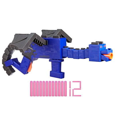  NERF LMTD Halo Needler Dart-Firing Blaster, Light-Up Needles,  10-Dart Rotating Drum, 10 Elite Darts, Game Card with in-Game Content :  Toys & Games