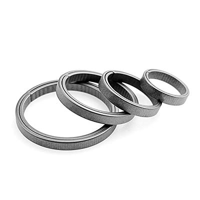 CNC Titanium Split Key Rings