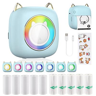 Mini Sticker Printer, Inkless Sticker Printer, Mini Pocket Printer,  Portable Inkless Printer, 2023 New Portable Instantly Sticker Printer, for  Study