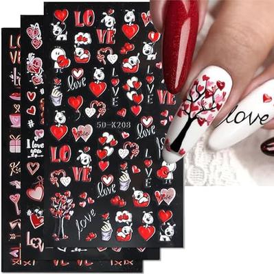 Nail Art Glitters for Valentine Day Charms Nail Decorations 12 Grid - Nail  Polish & Art, Facebook Marketplace