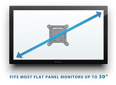 Mount-It! MI-2829 Small TV Monitor Wall Mount | RV TV Mount | Quick Release  VESA Wall Mount | Fits 19 20 21 22 23 24 25 Inch Screens | 75 100 VESA