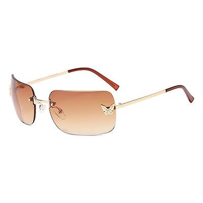 FEISEDY Oversized Sunglasses Mens Womens Flat Top Square Trendy Visor Shades  UV400 B2470 - Yahoo Shopping