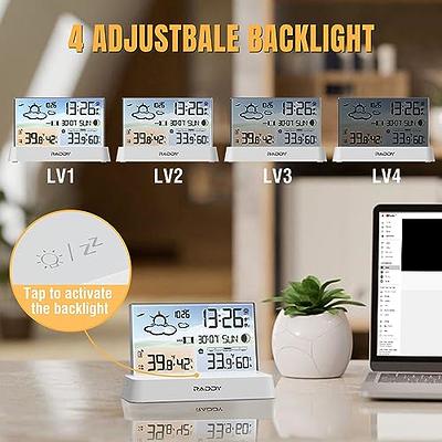 Raddy Weather Station Wireless Indoor Outdoor Thermometer