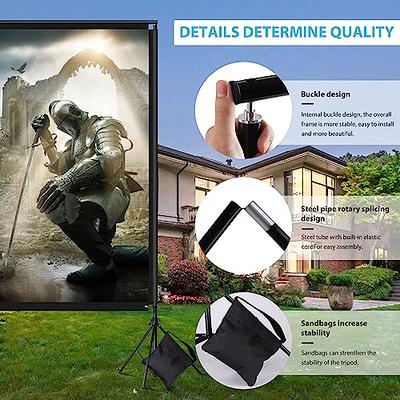 : Projection Screen 120 inch - PHOPIK Outdoor Projector