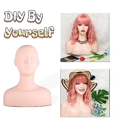 Female Wig Making Mannequin Head For Wig Making Hat Display Cosmetology Manikin  Head For Makeup Practice