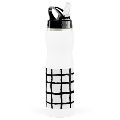 Simple Modern Summit 32oz Stainless Steel Water Bottle With Straw Lid Cream  Leopard : Target