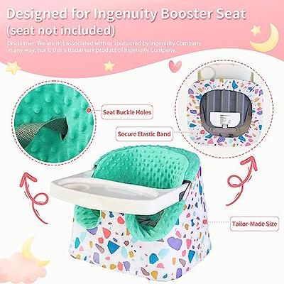 Compatible with Ingenuity Baby Base Booster Seat Cover, Removable Minky Seat  Cover Designed for Ingenuity Booster Seat, Seat Cover for Baby Girl Baby  Boy - Teal Terrazzo (Cover Only) - Yahoo Shopping