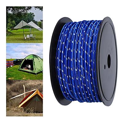 Menolana 30M 6mm Reflective Tent Rope Guylines, Tent Awning Guide