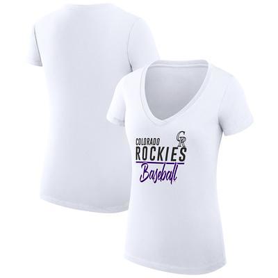 Men's Gray Colorado Rockies V-Neck Jersey 