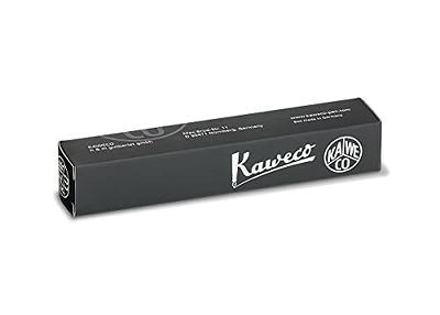 Kaweco CLASSIC SPORT Fountain Pen Black with 23 Carat Gold-Plated Steel Nib  and Iridium Tip for Ink Cartridges I Sport Fountain Pen 13 cm I Nib: M  (Medium) : : Stationery 