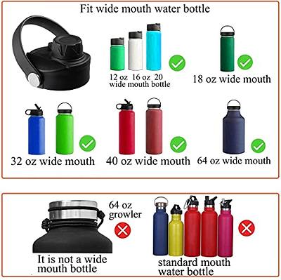 Tzuoieo Flip lid for Hydro Flask Wide Mouth 32 40 oz with Flexible