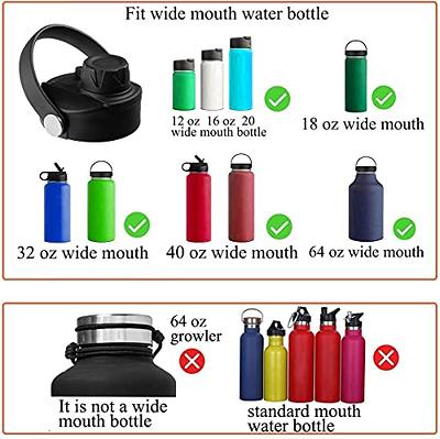 40 Oz Wide Mouth Water Bottle With Spout Lid