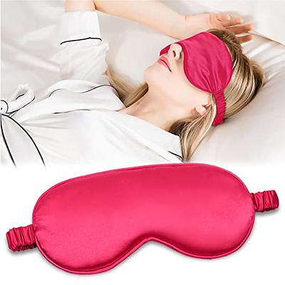  3D Sleep Mask for Side Sleeper, 100% Light Blocking Sleeping  Eye Mask for Women Men, Contoured Cup Night Blindfold, Luxury Eye Cover Eye  Shade with Adjustable Strap for Travel, Nap, Meditation