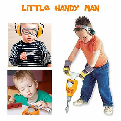Liberty Imports Junior Engineer Jackhammer Toy Construction Tool Drill with  Earmuffs, Safety Goggles, and Accessories - Yahoo Shopping