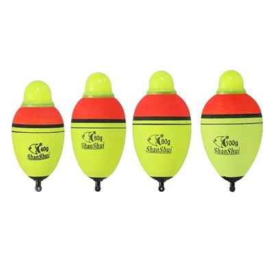 PATIKIL 2.1oz Fishing Slip Bobbers, 4 Pack EVA Fishing Float for Sea  Fishing Freshwater, Yellow : : Sports & Outdoors