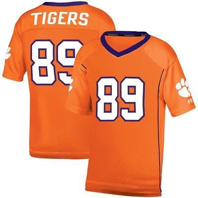 Nike Men's Clemson Tigers White Full Button Replica Baseball Jersey