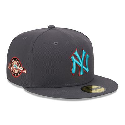 Men's New Era Stone/Black York Yankees Chrome 59FIFTY Fitted Hat