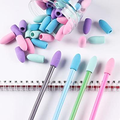 Caps Ideal For Every Pencil Set Of 120 Colorful & High Quality Erasers