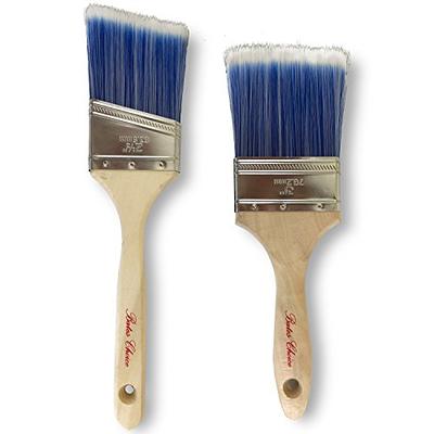 Golden Maple Oil Acrylic Paint Brushes Artist Fan Paint Brush Set Hog Bristle Long Handle Painting Brush. (3pcs)