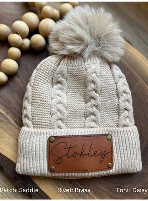 Kids Personalized Monogram Beanie