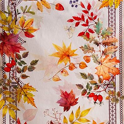 Maison d' Hermine Tablerunner 14.50x72 100% Cotton Decorative Table  Runners for Gifts, Kitchen, Party, Wedding, Restaurant & Camping, Amarante (Single  Layer) - Thanksgiving/Christmas - Yahoo Shopping