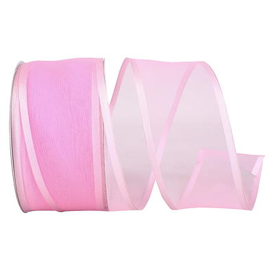 Wired Satin Edge Organza Ribbon - Available in Many Sizes & Colors