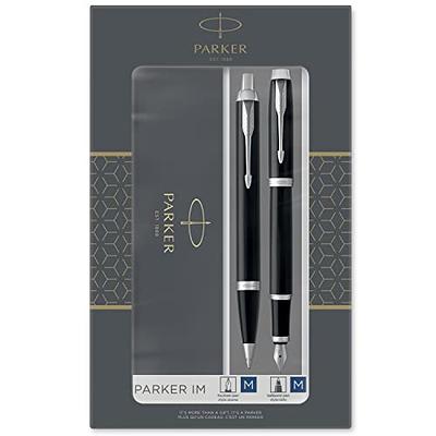 Parker IM Rollerball Pen Matte Blue Fine Point Black Ink Gift Box