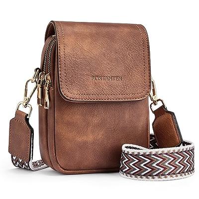 BOSTANTEN Crossbody Bag For Women Leather Small Crossbody Purse Cell Phone  Wallet Purses Should Bag: : Fashion