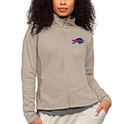 Toddler Buffalo Bills Royal Allover Print Raglan Full-Zip Sleeper