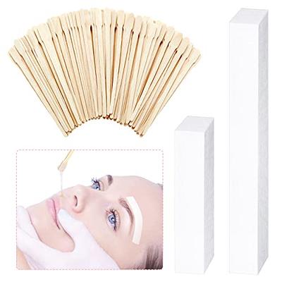 400 Pcs Wax Strips and Sticks Hair Removal Wax Strips with Wooden Wax Applicator Sticks for Body Skin Hair Removal, Other