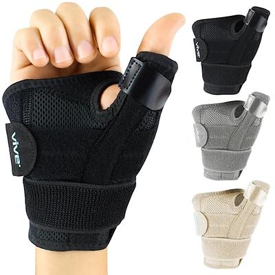 Vive Night Wrist Splint Brace - Left, Right Hand Sleep Support Wrap,  Breathable & Lightweight Cushion Compression Arm Stabilizer for Carpal  Tunnel