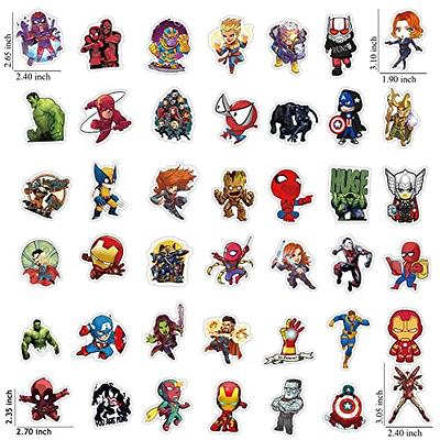 Superhero Stickers for Water Bottles Waterproof,100pcs Laptop Stickers for  Boys Kids Teens Adults,Vinyl Bumper Stickers for Skateboard Luggage Guitar  Motor Bike Car Decal Cool Party Favors - Yahoo Shopping