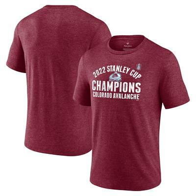 2022 NHL Stanley Cup Champions Hockey Colorado Avalanche Graphic White  Shirt S S