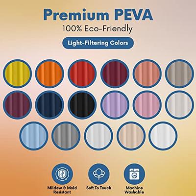 Premium Shower Curtain Liner, 72 W X 70 H - PVC-Free, 6G PEVA Shower  Curtain with 12 Rust Proof Grommets and Magnet-Weighted Bottom Hem -  Moisture