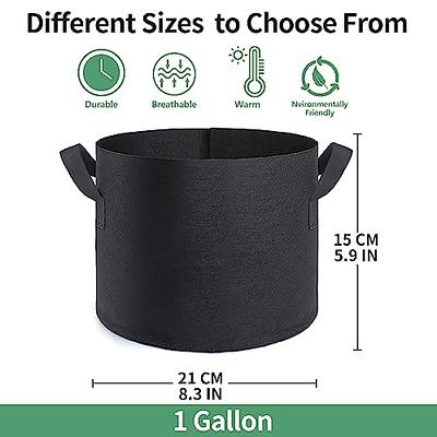 Mclambo 1 Gallon Grow Bags 6 Pack, 1 Gallon pots for Plants,Premium Small  Grow Bags for Healthy Plant Growth - Durable and Reusable Garden Bags to  Grow Vegetables,Fruits,and Flowers - Yahoo Shopping