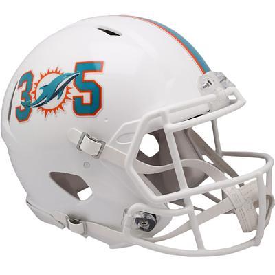 Tua Tagovailoa & Jaylen Waddle Signed Miami Dolphins AMP Helmet