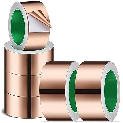 Copper Foil Tape 0.47 Inch x 21 Yards 0.05 Thick Single Sided for  Electronics