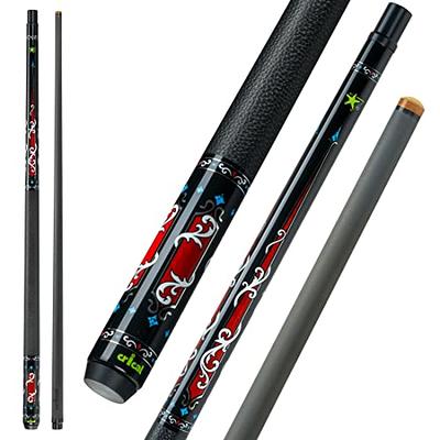 Moyerely Carbon Fiber Pool Cue,11.8mm/12.5mm Low Deflection Cue