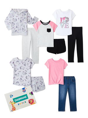 Garanimals Baby and Toddler Girls Mix & Match Outfits Kid-Pack, 10