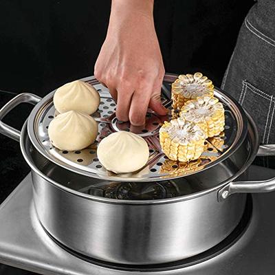 Round Stainless Steel Steamer Rack, Pressure Cooker Canner Rack