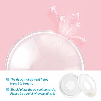 2Pcs Breast Shells & Milk Catcher for Breastfeeding, Breast Shield Nursing  Cups Protect Sore, Engorged Nipples & Collect Breast Milk Leaks