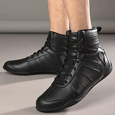 MOCINNA Mens Boxing Boots, Ligthweight Wrestling Trainers Non-Slip