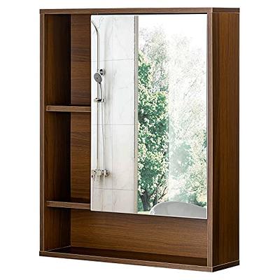  FORABAMB Bathroom Wall Cabinet Wood Medicine Cabinets